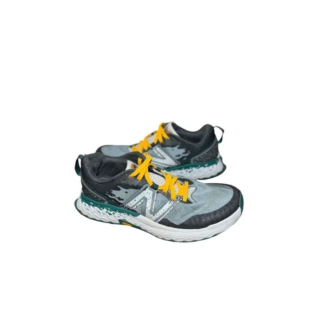 New Balance Fresh foam Gray & Green Sneaker with Yellow Laces size 11